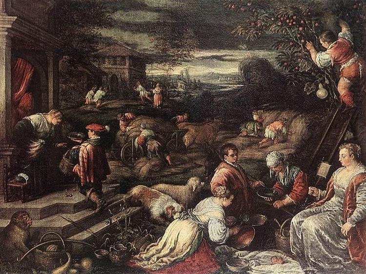 Summer, Francesco Bassano the younger